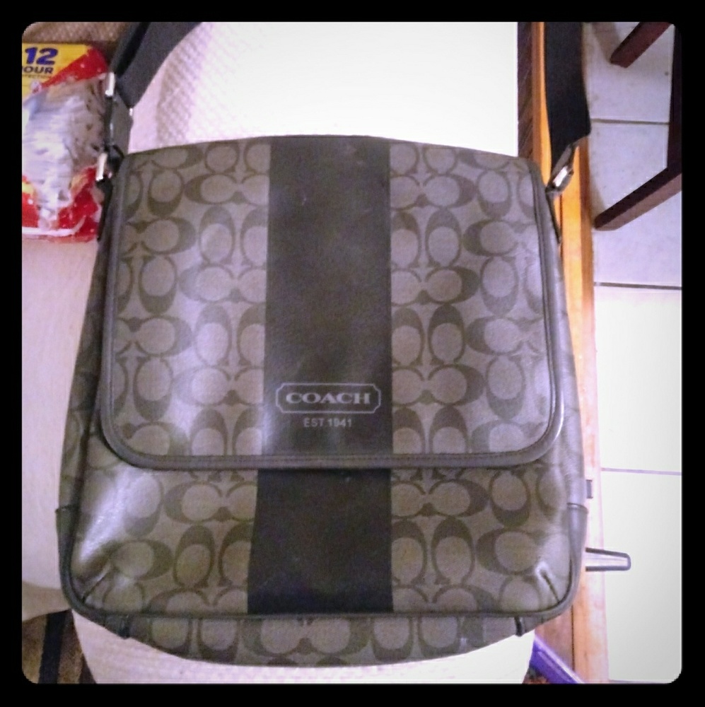 Coach map bag